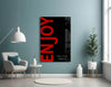 Enjoy The Little Things Glass Wall Art by Insigneart USA