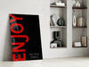 Enjoy The Little Things Glass Wall Art by Insigneart USA