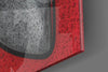 Ferrari’s Red Glass Wall Art by Insigneart USA