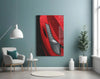 Ferrari’s Red Glass Wall Art by Insigneart USA