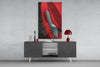 Ferrari’s Red Glass Wall Art by Insigneart USA