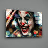 Joker’s Laugh Glass Wall Art by Insigneart USA