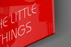 Enjoy The Little Things Glass Wall Art by Insigneart USA