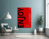 Enjoy The Little Things Glass Wall Art by Insigneart USA