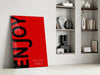Enjoy The Little Things Glass Wall Art by Insigneart USA
