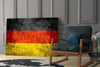 Flag of Germany Glass Wall Art by Insigneart USA