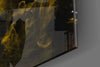 Yellow Smoke Glass Wall Art by Insigneart USA