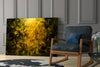 Yellow Smoke Glass Wall Art by Insigneart USA