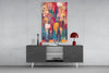 Colorful Trees Glass Wall Art by Insigneart USA