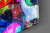 Eye of the Tiger Glass Wall Art by Insigneart USA