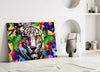 Eye of the Tiger Glass Wall Art by Insigneart USA