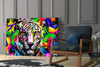 Eye of the Tiger Glass Wall Art by Insigneart USA
