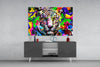 Eye of the Tiger Glass Wall Art by Insigneart USA
