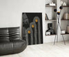 Three Dots Glass Wall Art by Insigneart USA