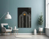 The Dot and Lines Glass Wall Art by Insigneart USA