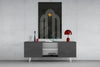 The Dot and Lines Glass Wall Art by Insigneart USA