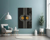 Two Dots Glass Wall Art by Insigneart USA