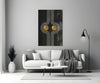 Two Dots Glass Wall Art by Insigneart USA