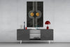 Two Dots Glass Wall Art by Insigneart USA