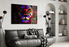 Lion Glass Wall Art by Insigneart USA