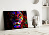 Lion Glass Wall Art by Insigneart USA