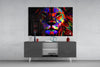 Lion Glass Wall Art by Insigneart USA