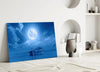 Moon and Boat Glass Wall Art by Insigneart USA