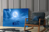 Moon and Boat Glass Wall Art by Insigneart USA