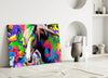 Colored Horse Glass Wall Art by Insigneart USA