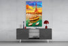 Eiffel and Boat Glass Wall Art by Insigneart USA