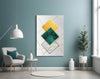 Squares Glass Wall Art by Insigneart USA