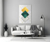 Squares Glass Wall Art by Insigneart USA