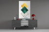 Squares Glass Wall Art by Insigneart USA