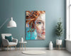 Woman Glass Wall Art by Insigneart USA