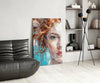 Woman Glass Wall Art by Insigneart USA