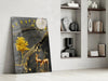 Golden Tree and Gazelles Glass Wall Art by Insigneart USA