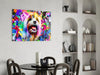 Happy Puppy Glass Wall Art by Insigneart USA