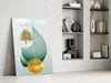 Tree on a Leaf Glass Wall Art by Insigneart USA