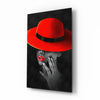 Scarlet Hat Glass Wall Art by Insigneart USA