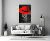 Scarlet Hat Glass Wall Art by Insigneart USA