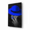 Blue Hat Glass Wall Art by Insigneart USA