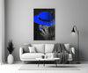 Blue Hat Glass Wall Art by Insigneart USA