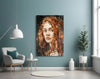 Woman Glass Wall Art by Insigneart USA