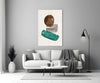 Dance of Earth Colors Glass Wall Art by Insigneart USA