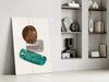 Dance of Earth Colors Glass Wall Art by Insigneart USA