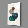 Dance of Earth Colors Glass Wall Art by Insigneart USA