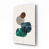 Dance of Earth Colors Glass Wall Art by Insigneart USA