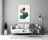 Dance of Earth Colors Glass Wall Art by Insigneart USA