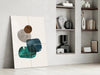 Dance of Earth Colors Glass Wall Art by Insigneart USA