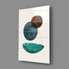 Dance of Earth Colors Glass Wall Art by Insigneart USA